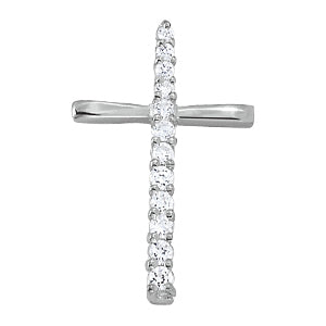 14K White Gold 1 ct tw Fashion Diamond Pendant
