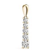14K Yellow Gold 1 ct tw Fashion Diamond Pendant