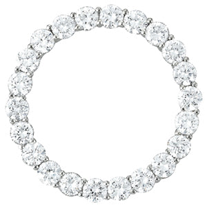 Platinum 2 ct tw Fashion Diamond Pendant