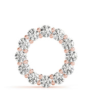 18K Rose Gold 3 ct tw Fashion Diamond Pendant