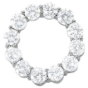 14K White Gold 3 ct tw Fashion Diamond Pendant