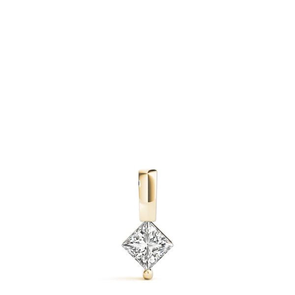 18K Yellow Gold 1/20 ct tw Solitaire Diamond Pendant