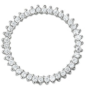 14K White Gold 1/2 ct tw Fashion Diamond Pendant