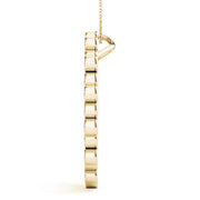 18K Yellow Gold 1 ct tw Fashion Diamond Pendant