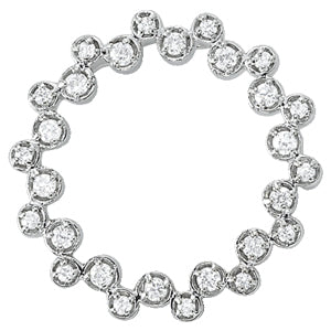 Platinum 1 ct tw Fashion Diamond Pendant
