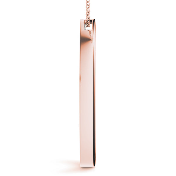 14K Rose Gold 7/8 ct tw Fashion Diamond Pendant