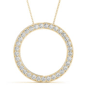 14K Yellow Gold 1 ct tw Fashion Diamond Pendant