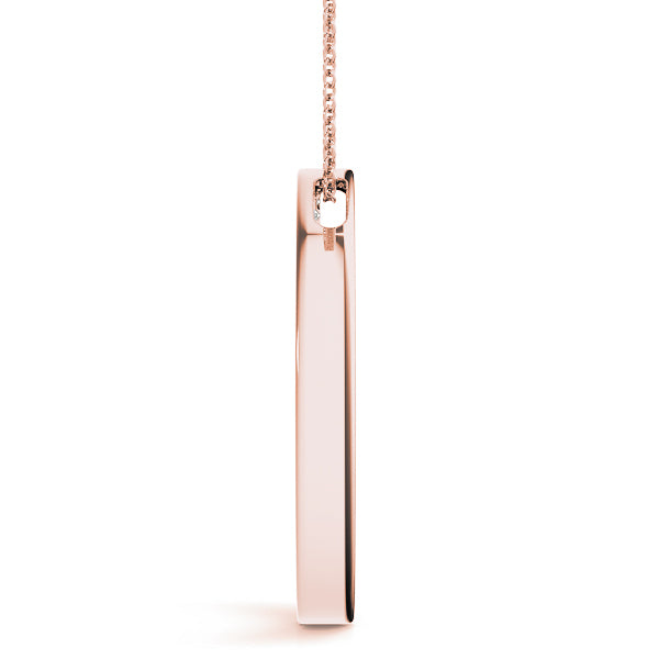 14K Rose Gold 1 ct tw Fashion Diamond Pendant