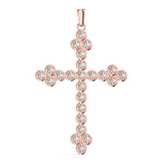 18K Rose Gold 1 ct tw Fashion Diamond Pendant