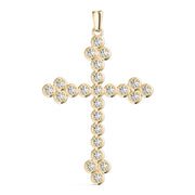 18K Yellow Gold 1 ct tw Fashion Diamond Pendant