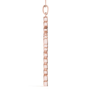 14K Rose Gold 1 ct tw Fashion Diamond Pendant