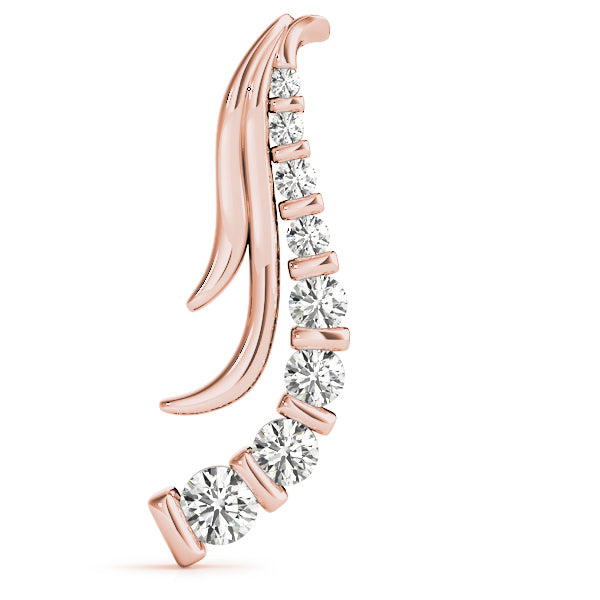 14K Rose Gold 1 ct tw Fashion Diamond Pendant