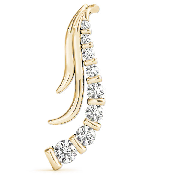 18K Yellow Gold 1 ct tw Fashion Diamond Pendant