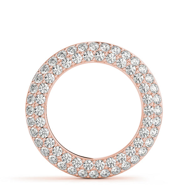 18K Rose Gold 1 ct tw Fashion Diamond Pendant
