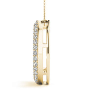 18K Yellow Gold 1 ct tw Fashion Diamond Pendant