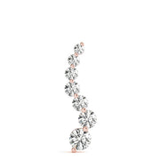 18K Rose Gold 1 ct tw Fashion Diamond Pendant
