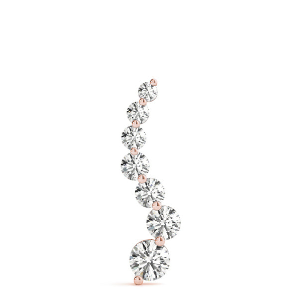 18K Rose Gold 1 ct tw Fashion Diamond Pendant