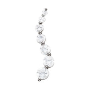 18K White Gold 1 ct tw Fashion Diamond Pendant