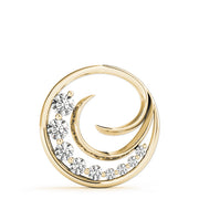 14K Yellow Gold 1 ct tw Fashion Diamond Pendant