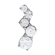 Platinum 1 ct tw Fashion Diamond Pendant