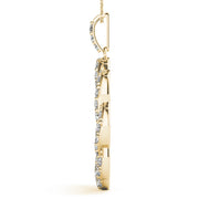 14K Yellow Gold 1 ct tw Fashion Diamond Pendant