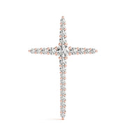 18K Rose Gold 1 ct tw Fashion Diamond Pendant