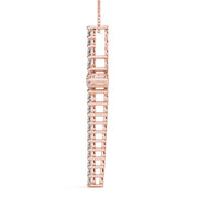 18K Rose Gold 1 ct tw Fashion Diamond Pendant