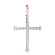 18K Rose Gold 1 ct tw Fashion Diamond Pendant