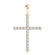 18K Yellow Gold 1 ct tw Fashion Diamond Pendant