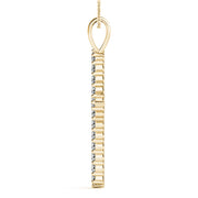 18K Yellow Gold 1 ct tw Fashion Diamond Pendant