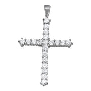 14K White Gold 1 ct tw Fashion Diamond Pendant