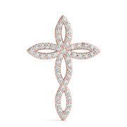 18K Rose Gold 1 ct tw Fashion Diamond Pendant
