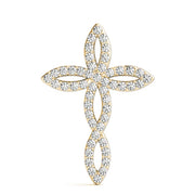 14K Yellow Gold 1 ct tw Fashion Diamond Pendant