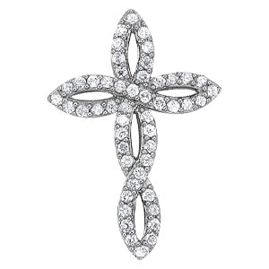 Platinum 1 ct tw Fashion Diamond Pendant
