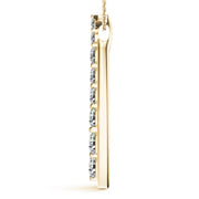 18K Yellow Gold 1 ct tw Fashion Diamond Pendant