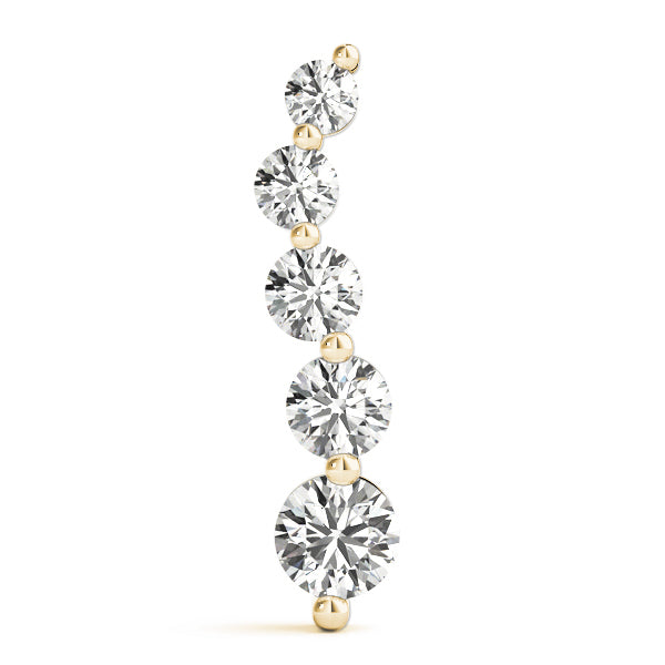 14K Yellow Gold 1 ct tw Fashion Diamond Pendant