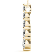 18K Yellow Gold 1 ct tw Fashion Diamond Pendant