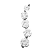 18K White Gold 1 ct tw Fashion Diamond Pendant
