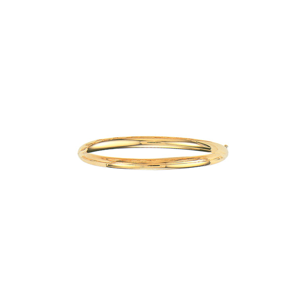14K Gold Polished 5mm Bangle