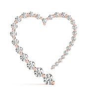 18K Rose Gold 1 ct tw Fashion Diamond Pendant