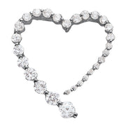 Platinum 1 ct tw Fashion Diamond Pendant