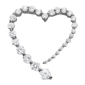 Platinum 1 ct tw Fashion Diamond Pendant