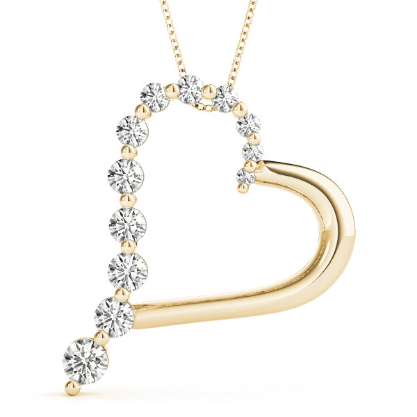 14K Yellow Gold 1 ct tw Fashion Diamond Pendant