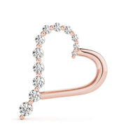 14K Rose Gold 1 ct tw Fashion Diamond Pendant