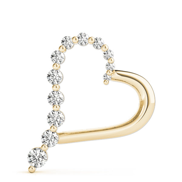 14K Yellow Gold 1 ct tw Fashion Diamond Pendant