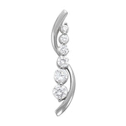 Platinum 1/2 ct tw Fashion Diamond Pendant