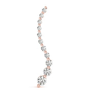 18K Rose Gold 1 ct tw Fashion Diamond Pendant