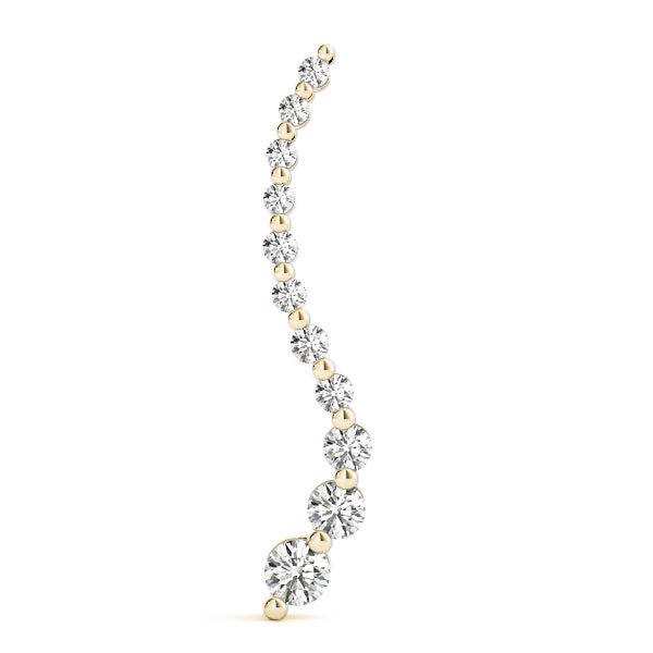 18K Yellow Gold 1 ct tw Fashion Diamond Pendant