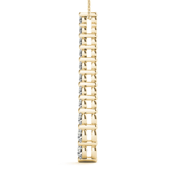 14K Yellow Gold 1 ct tw Fashion Diamond Pendant