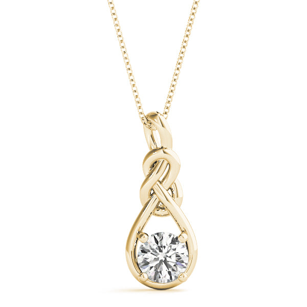 14K Yellow Gold 1 ct tw Fashion Diamond Pendant